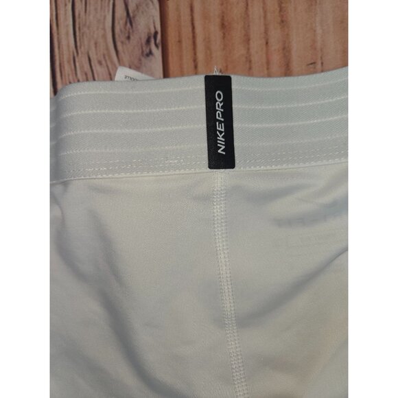 Nike Pro Men's White Dri-FIT Tight Fit Compression Pants Large - Picture 6 of 10